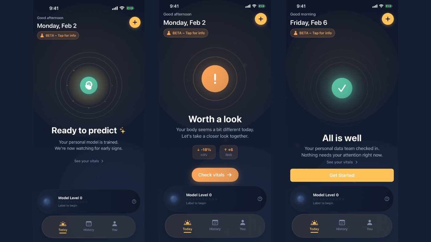 Health condition flare detection agent