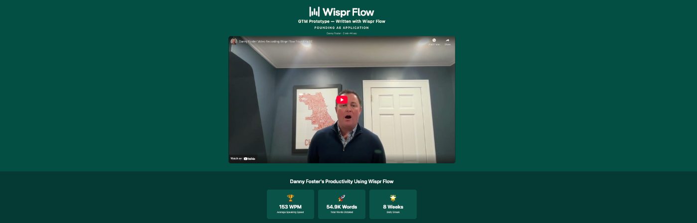 Wispr Flow Founding AE Application & GTM Prototype