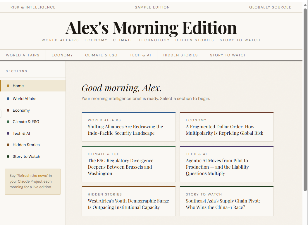 Your Personal AI Newspaper
